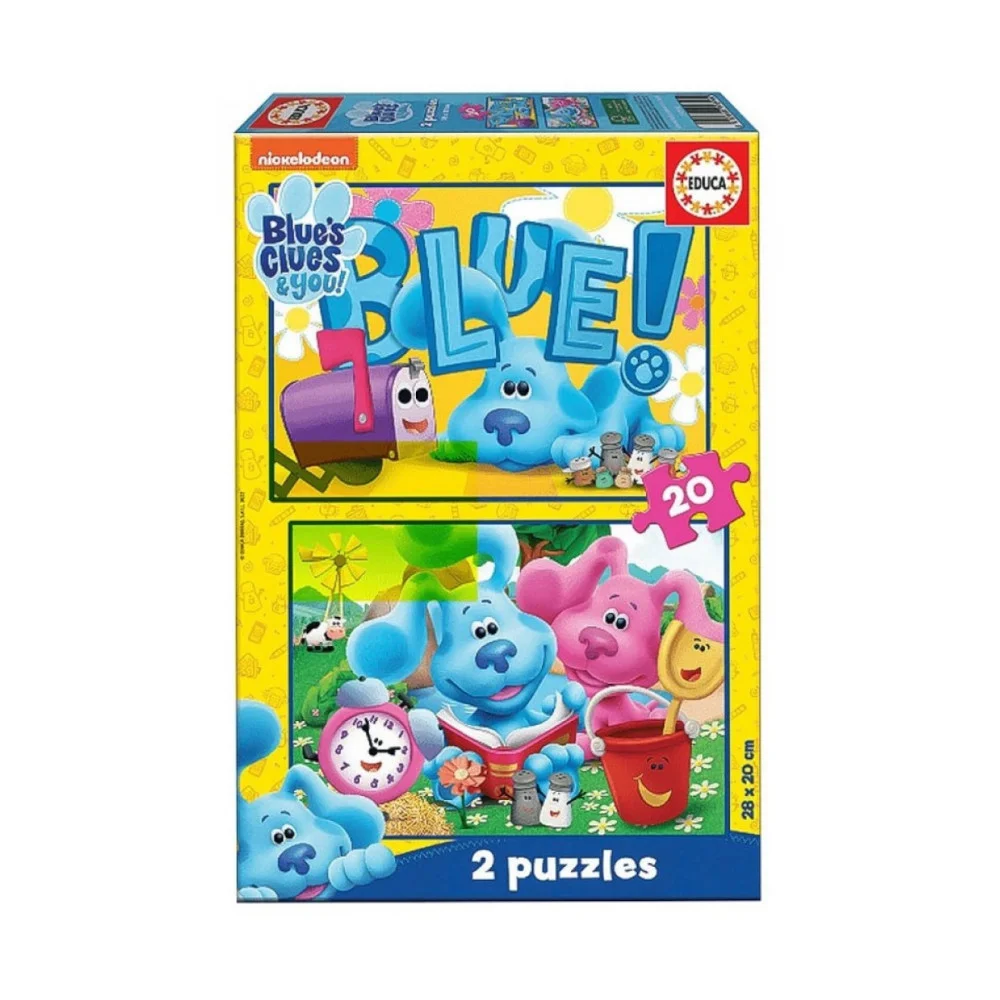 Φωτογραφία προϊόντος: EDUCA ΠΑΖΛ 2x20 ΤΕΜΑΧΙΑ BLUE S CLUES