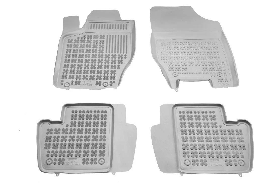 Φωτογραφία προϊόντος: Citroen C4 I / II (2004-2018) / Peugeot 307 (2001-2008) λαστιχένια γκρι πατάκια σκαφάκια Rezaw Plast - 4τμχ
