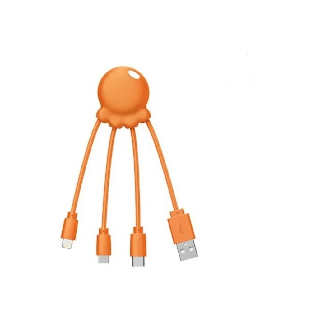 Φωτογραφία προϊόντος: XP61040.20BO XOOPAR OCTOPUS MULTI USB CABLE ORANGE