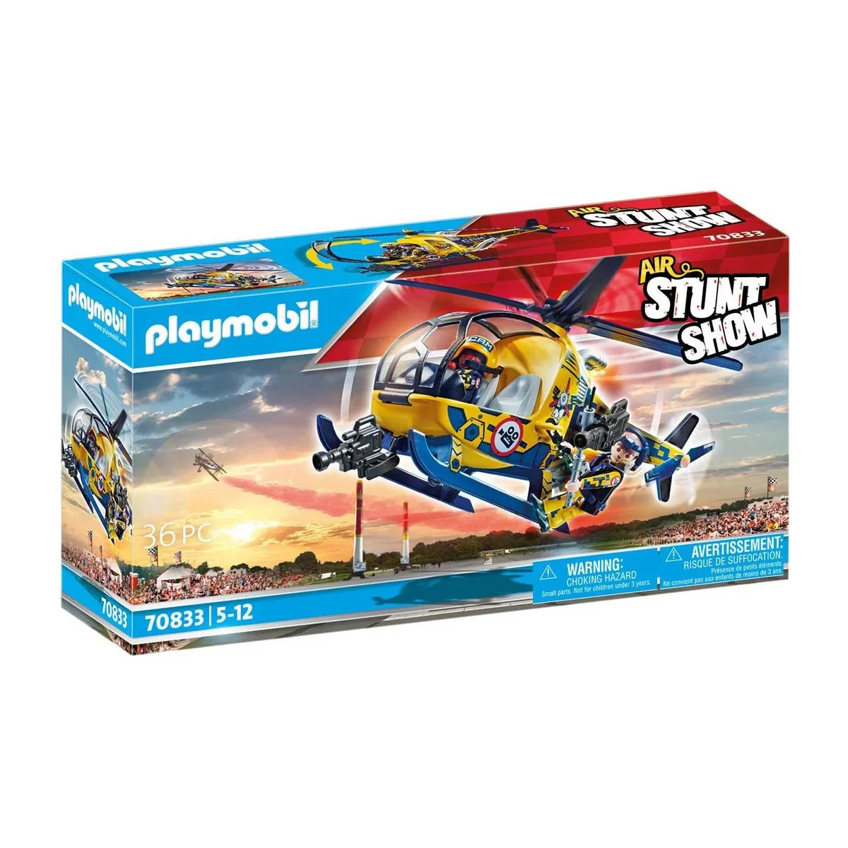 Φωτογραφία προϊόντος: Playmobil 70833 Air Stunt Show Ελικόπτερο με κινηματογραφικό συνεργείο
