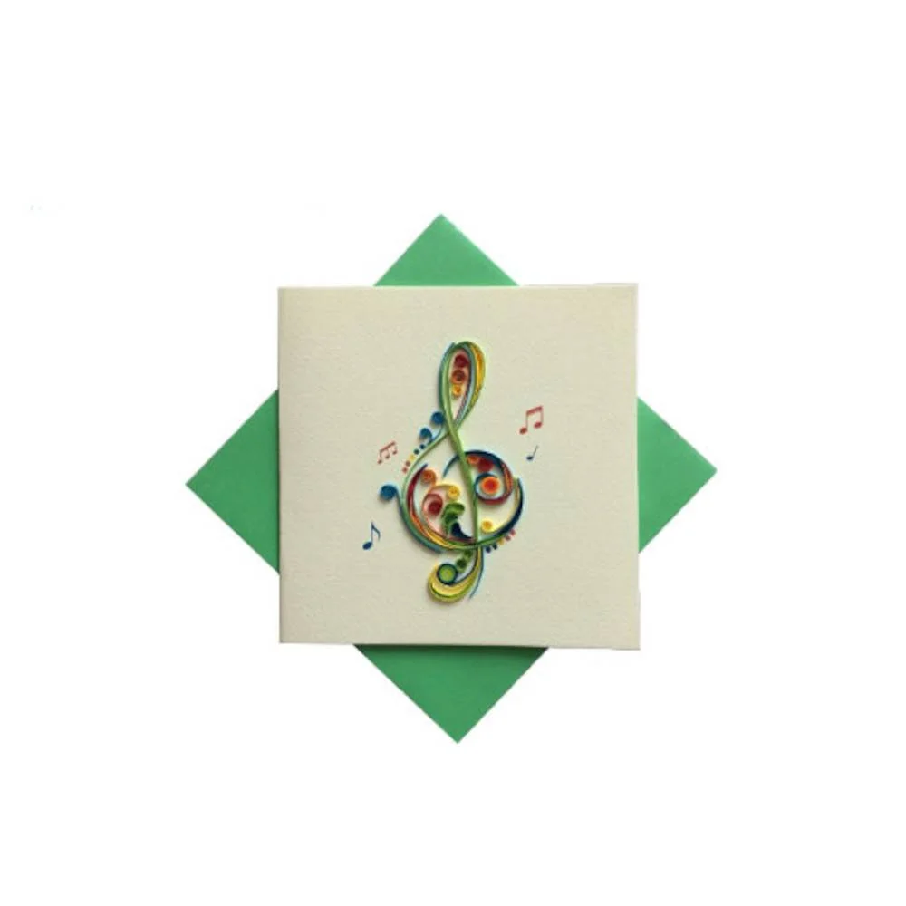 Φωτογραφία προϊόντος: ORIGAMO ΚΑΡΤΑ ΕΥΧΕΤΗΡΙΑ QUILLING ΚΛΕΙΔΙ ΤΟΥ ΣΟΛ 16.2x16.5cm FILIGRANA