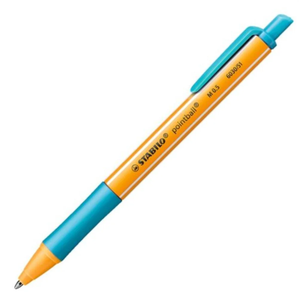 Φωτογραφία προϊόντος: 6030/51 Stabilo Στυλό Ballpoint 0.5mm Τιρκουάζ Μελάνι