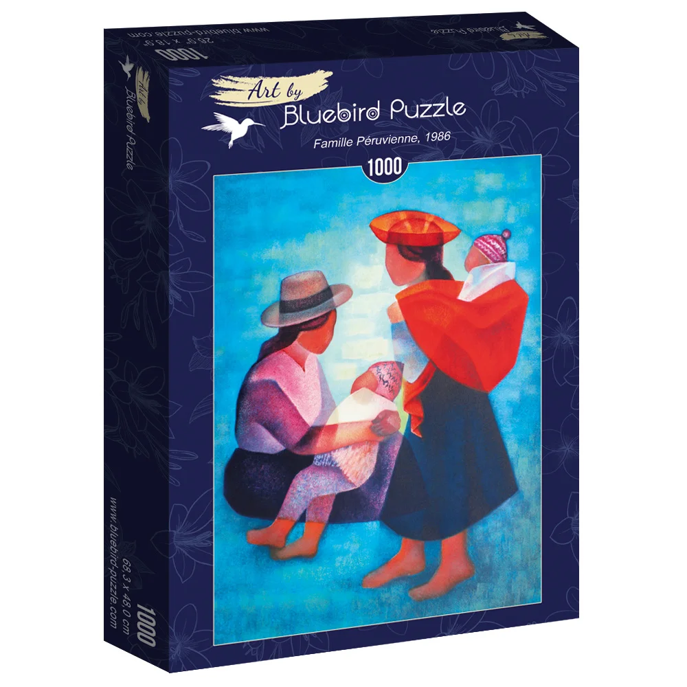 Φωτογραφία προϊόντος: Bluebird Puzle -60139-Louis Toffoli - Famille Peruvienne, 1986 - Παζλ 1000 pieces