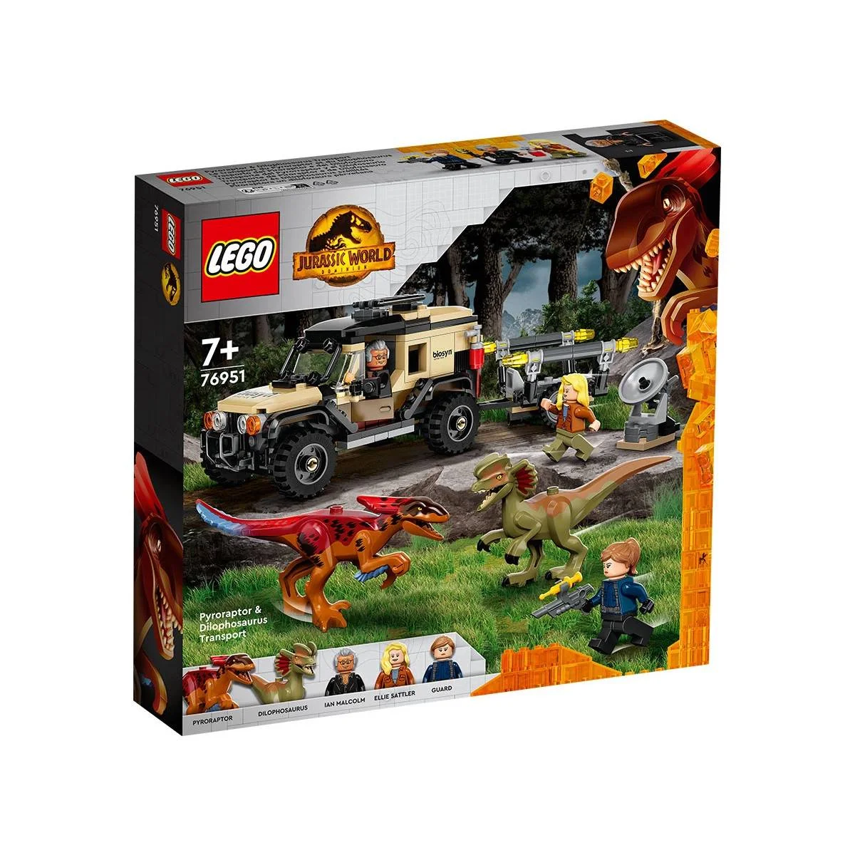 Φωτογραφία προϊόντος: Lego 76951 Jurassic World Pyroraptor +amp; Dilophosaurus Transport