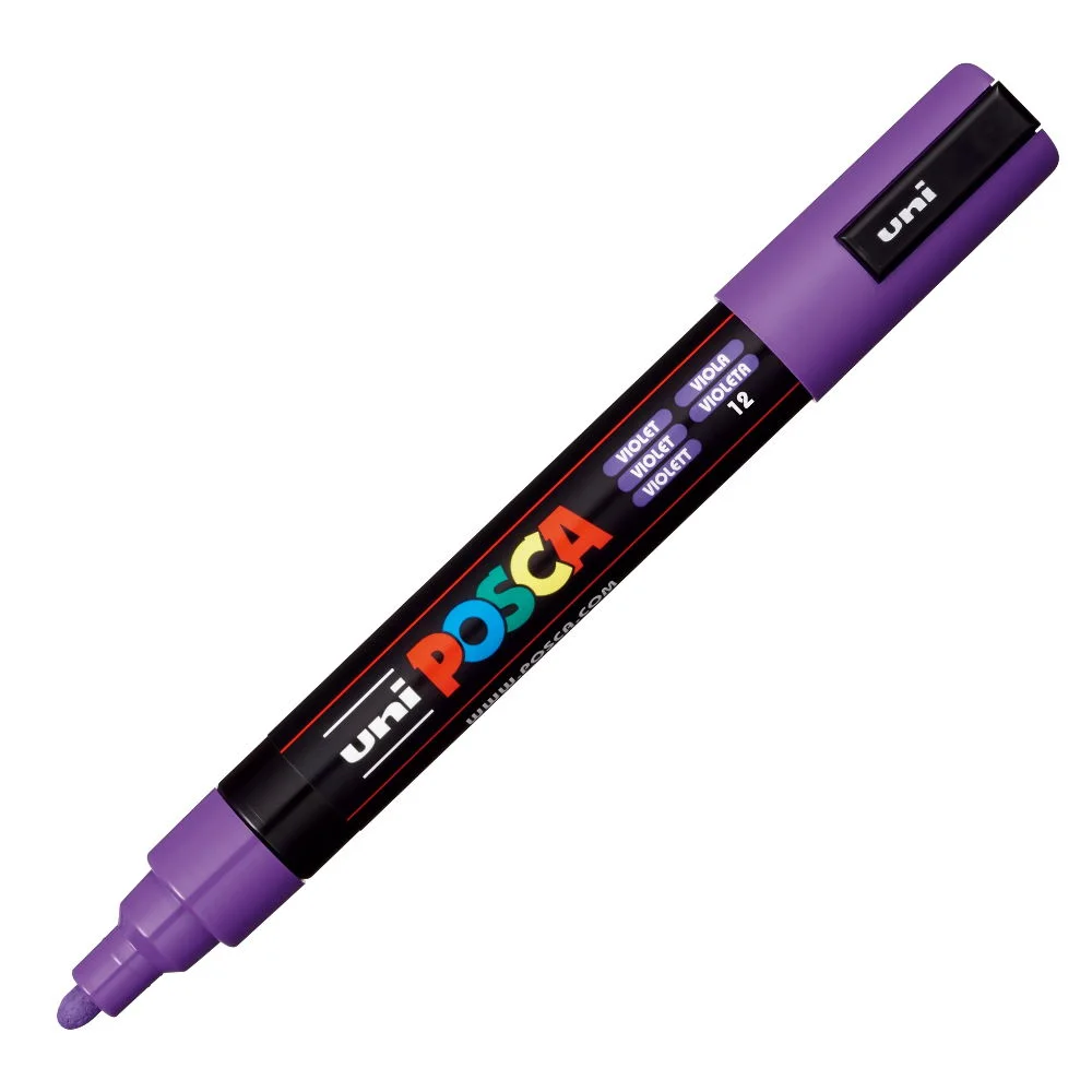 Φωτογραφία προϊόντος: Uni-Posca Μαρκαδόρος Posca 2.5mm Medium PC-5M - Violet