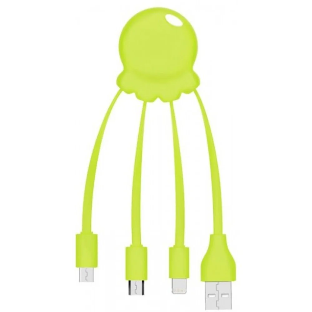 Φωτογραφία προϊόντος: XOOPAR OCTOPUS MULTI USB CABLE LIME POP