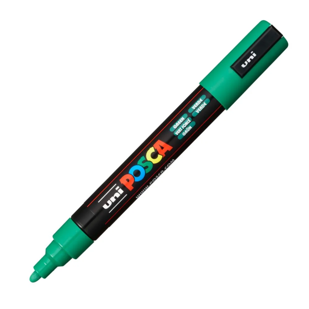 Φωτογραφία προϊόντος: Uni-Posca Μαρκαδόρος Posca 2.5mm Medium PC-5M - Green