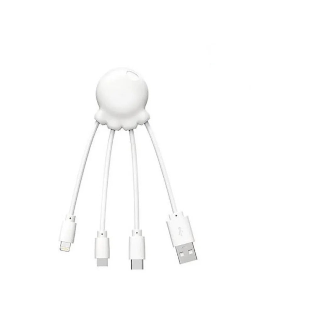 Φωτογραφία προϊόντος: XOOPAR OCTOPUS ECO FRIENDLY MULTI USB CABLE WHITE