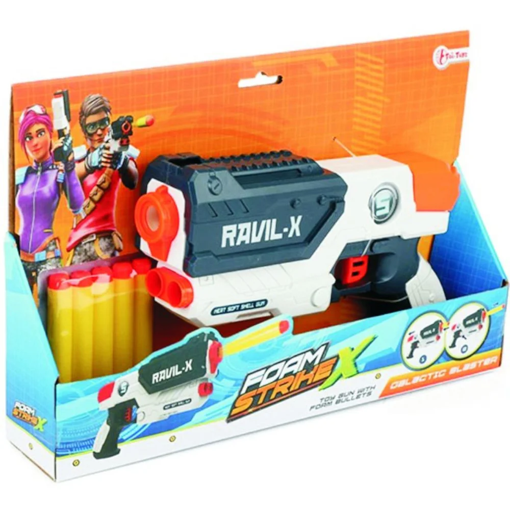 Φωτογραφία προϊόντος: Toi-Toys FOAM STRIKEX ΠΙΣΤΟΛΙ ΜΕΓΑΛΟ ΜΕ 5 ΑΦΡΩΔΗ ΒΕΛΗ