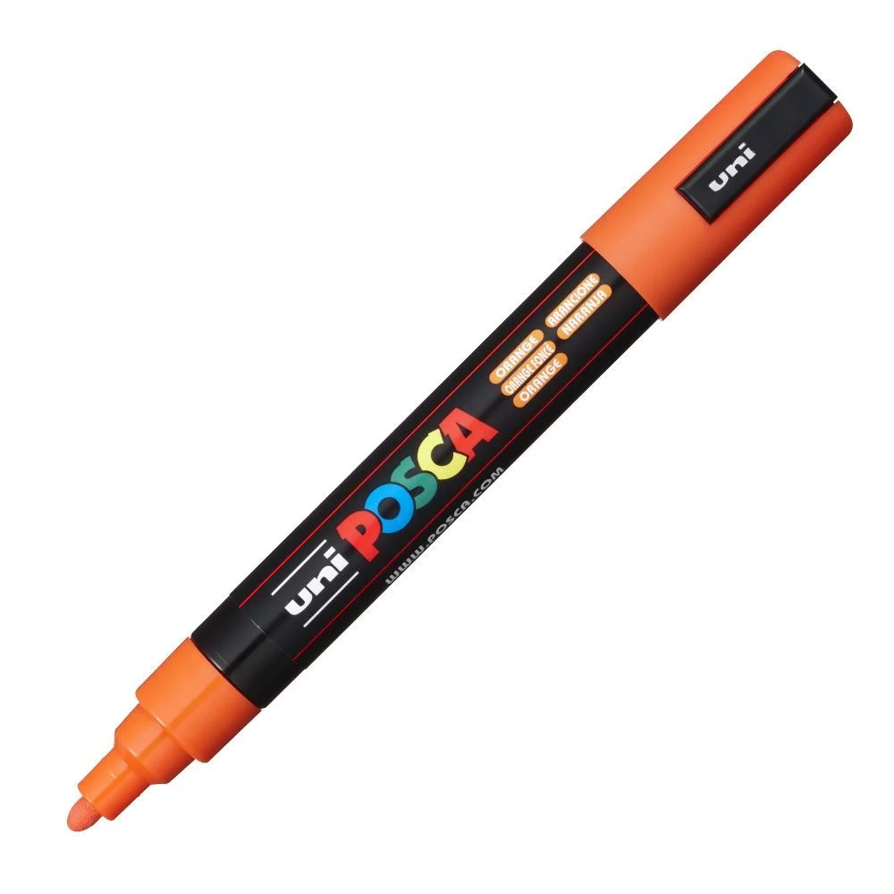 Φωτογραφία προϊόντος: Uni-Posca Μαρκαδόρος Posca 2.5mm Medium PC-5M - Orange
