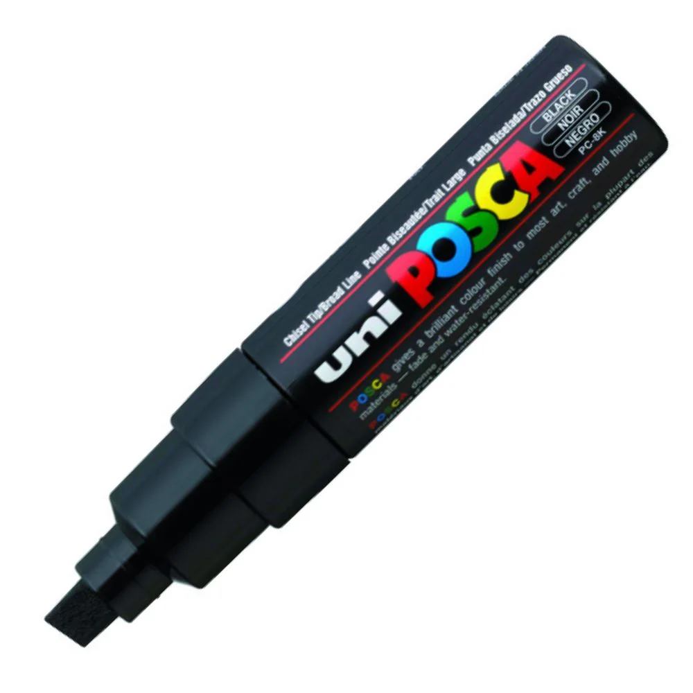 Φωτογραφία προϊόντος: Uni-Posca Posca PC-8K Μαύρος Μαρκαδόρος UNI Large 8mm