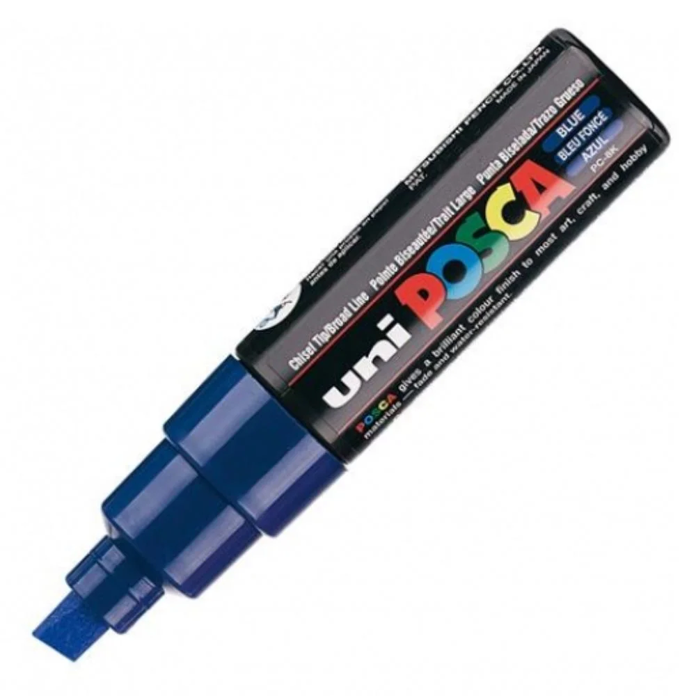 Φωτογραφία προϊόντος: Uni-Posca Μαρκαδόρος Posca PC-8K Blue Uni-Ball