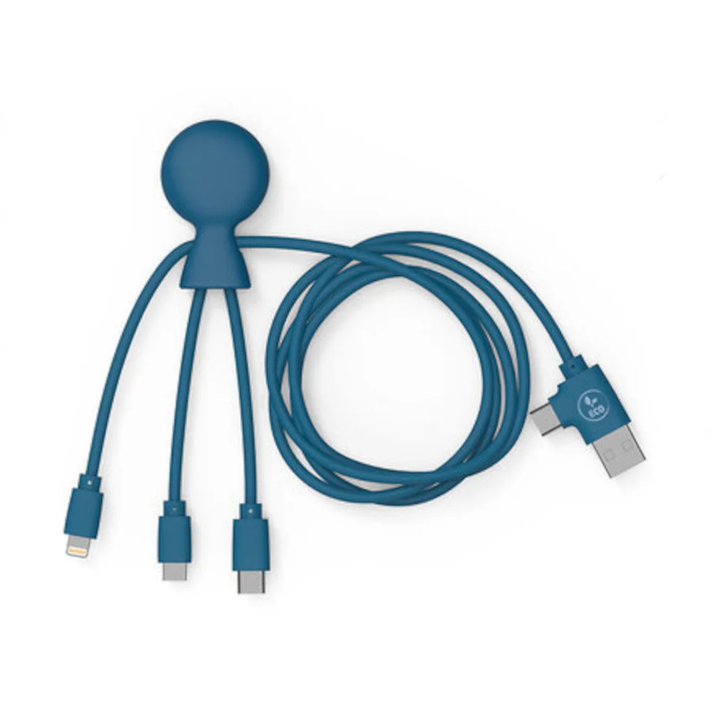 Φωτογραφία προϊόντος: XP71024.16LR XOOPAR MR.BIO LONG ECO FRIENDLY MULTI USB CABLE 1.0m BLUE