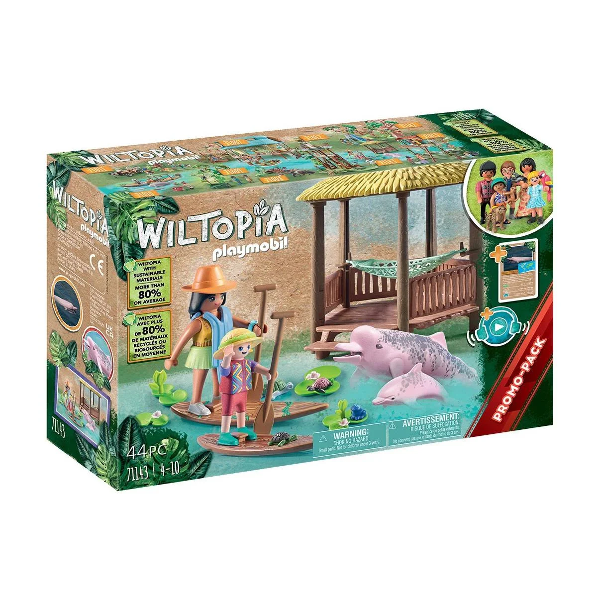 Φωτογραφία προϊόντος: Playmobil 71143 Wiltopia - Βόλτα στο ποτάμι με τα δελφίνια