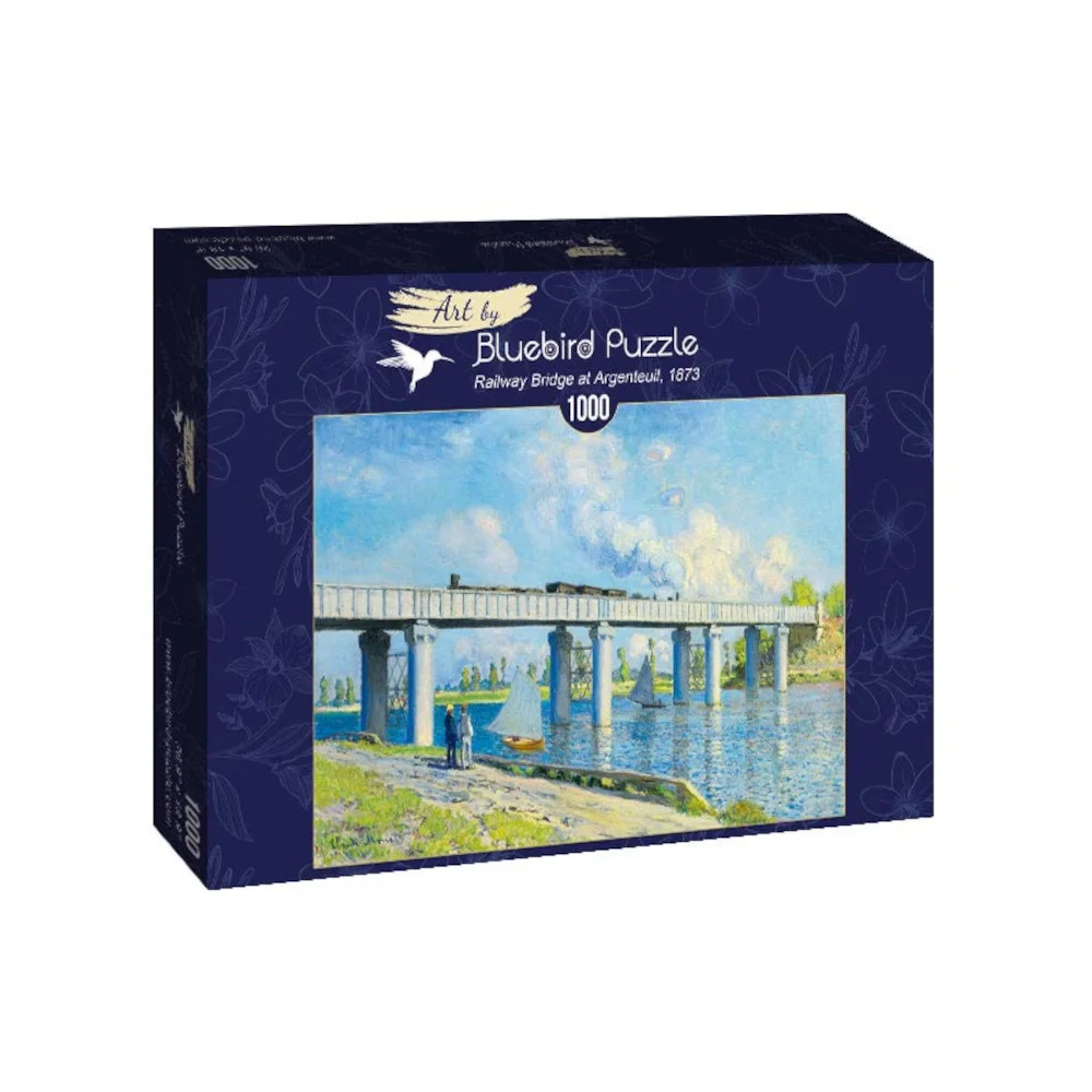 Φωτογραφία προϊόντος: Bluebird Puzzle -60038- Claude Monet - Σιδηροδρομική Γέφυρα στο Argenteuil, 1873 - Παζλ 1000 pieces