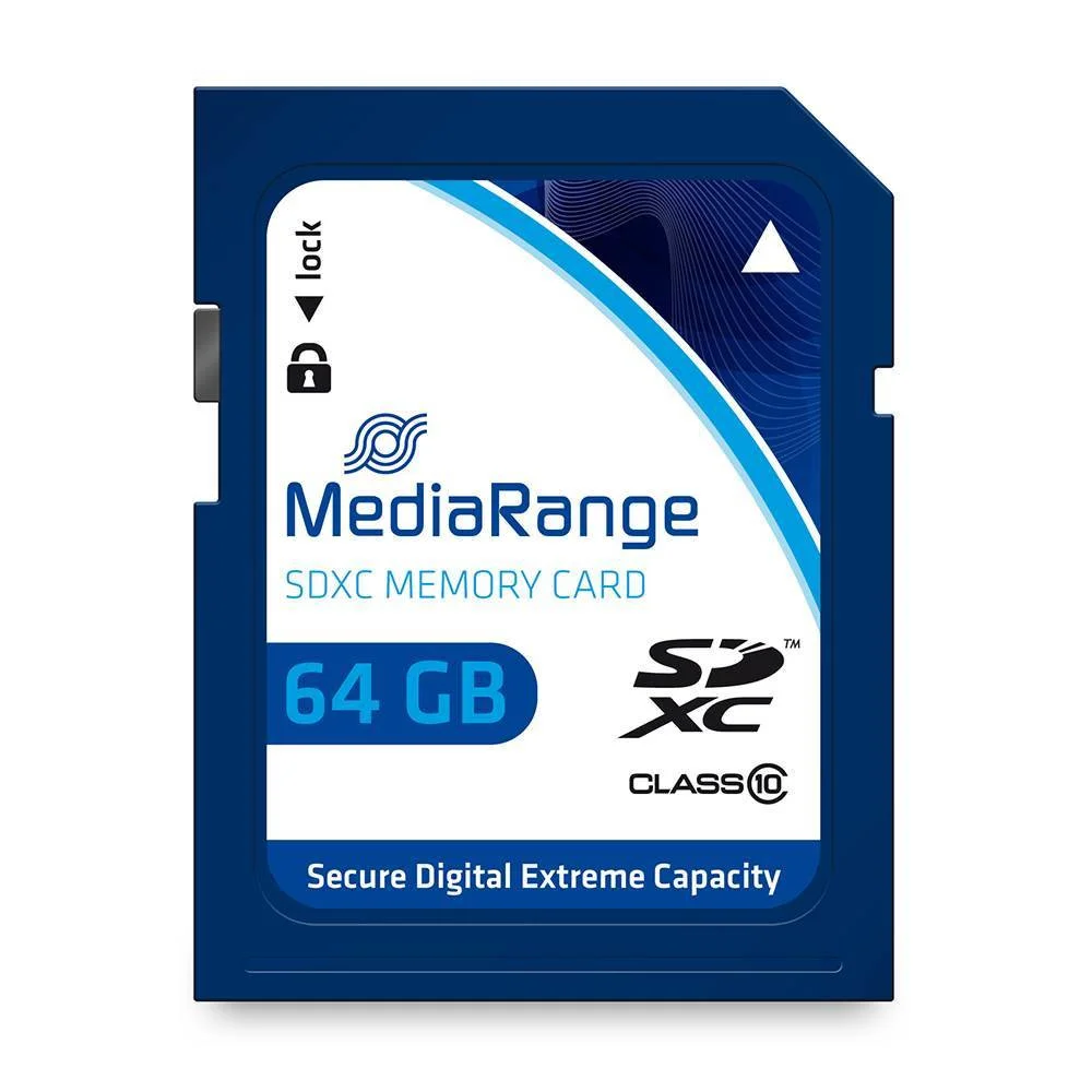 Φωτογραφία προϊόντος: MEDIARANGE MEDIA RANGE SDXC CLASS 10 64GB