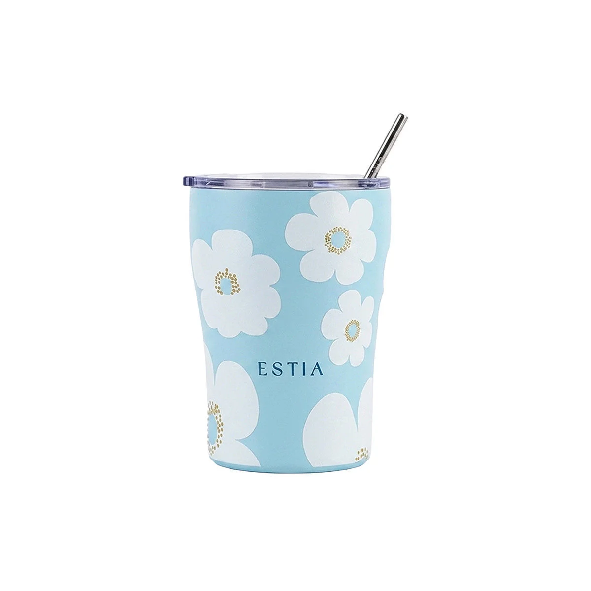 Φωτογραφία προϊόντος: ESTIA ΘΕΡΜΟΣ COFFEE MUG SAVE THE AEGEAN 350ml BLUE DAISY