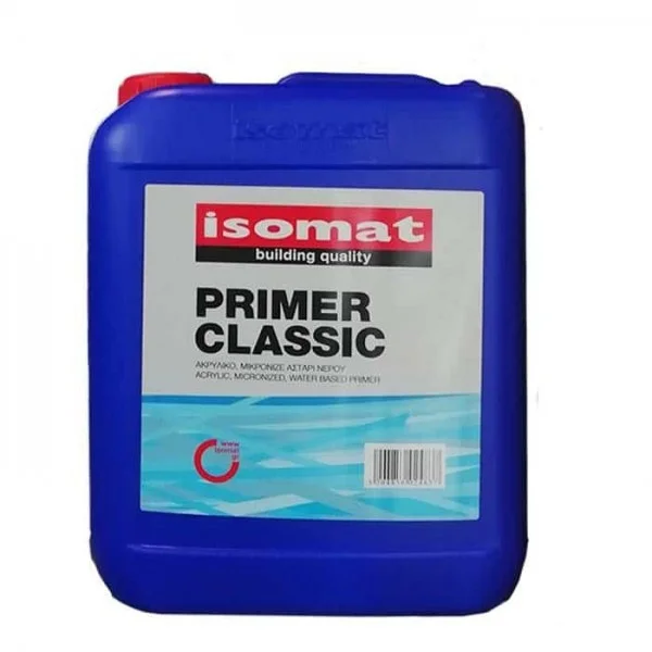 Φωτογραφία προϊόντος: Primer Classic Isomat 5 lt Ακρυλικό μικρονιζέ αστάρι νερού