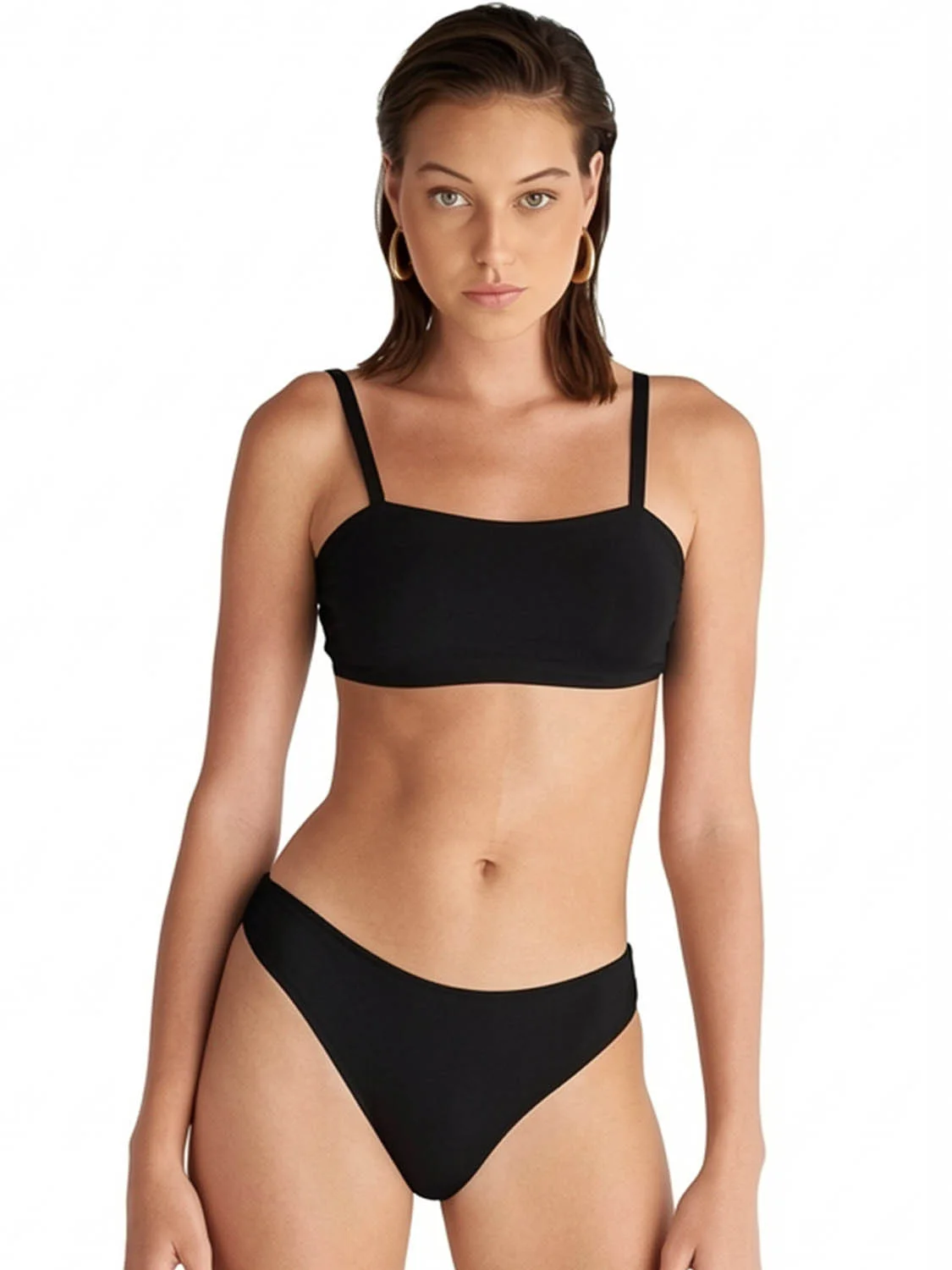 Φωτογραφία προϊόντος: Γυναικείο μαγιό bikini top στράπλες χωρίς μπανέλα S26 BLU4U FASHION SOLIDS 26366073 02 - Μαύρο