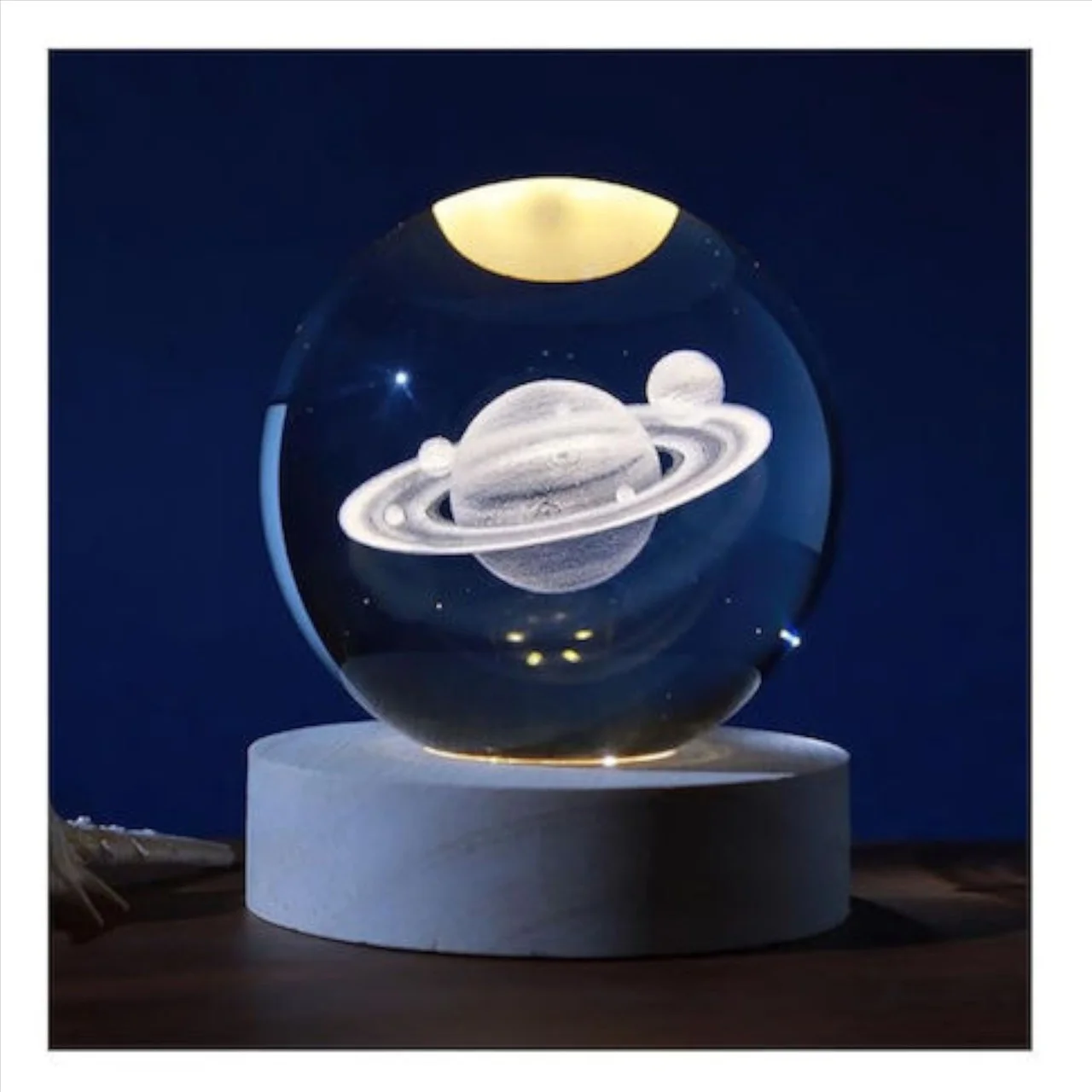 Φωτογραφία προϊόντος: iTotal Crystal Ball Lamp XL2714A με RGB LED Saturn Medium 8cm Κρόνος - 139271401