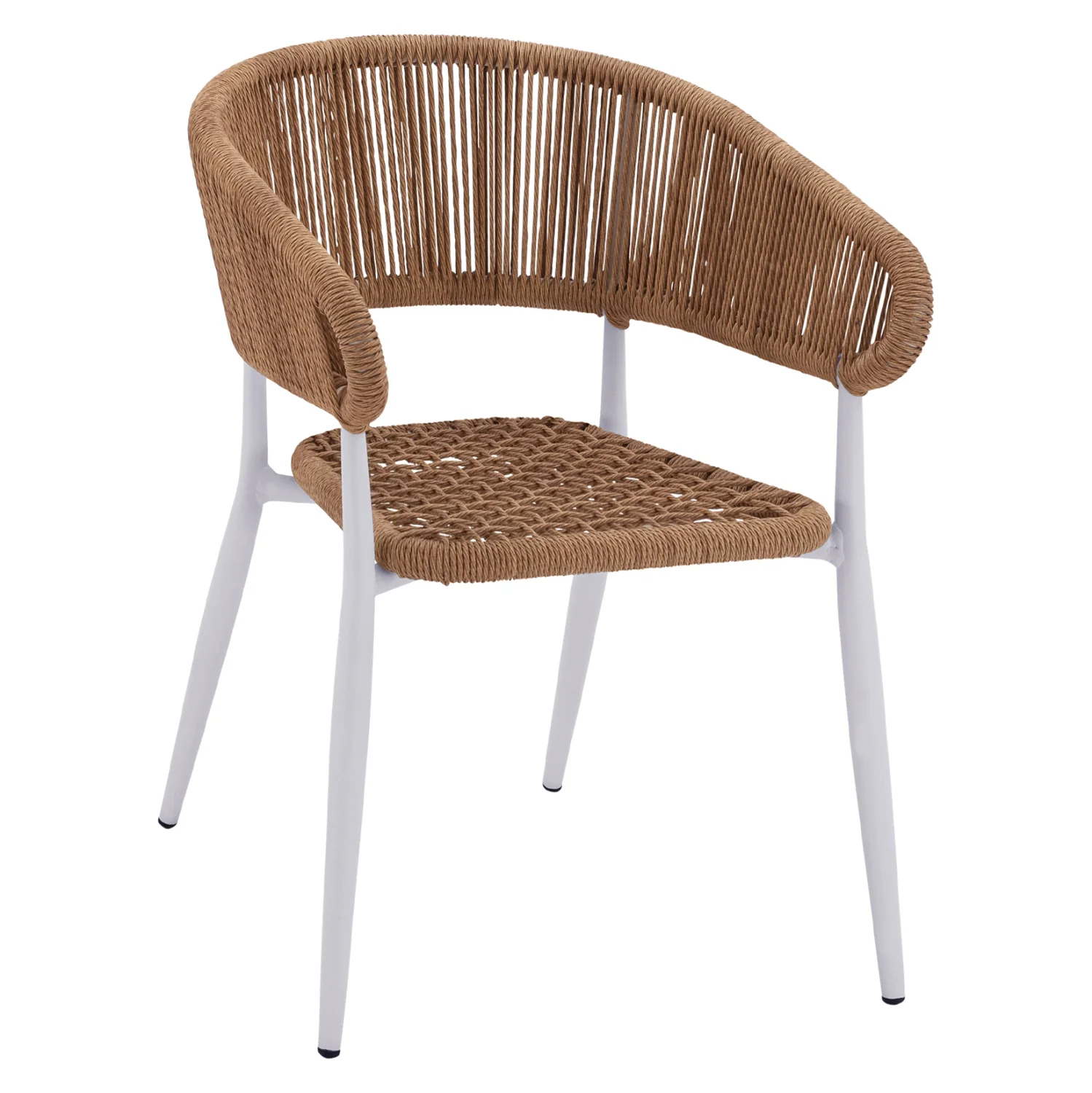 Φωτογραφία προϊόντος: b2b markt ΠΟΛΥΘΡΟΝΑ ΑΛΟΥΜΙΝΙΟΥ EULO HM5783.12 ΛΕΥΚΗ-ΣΥΝΘΕΤΙΚΟ RATTAN ΜΠΕΖ 55,5x63,5x78Υεκ.