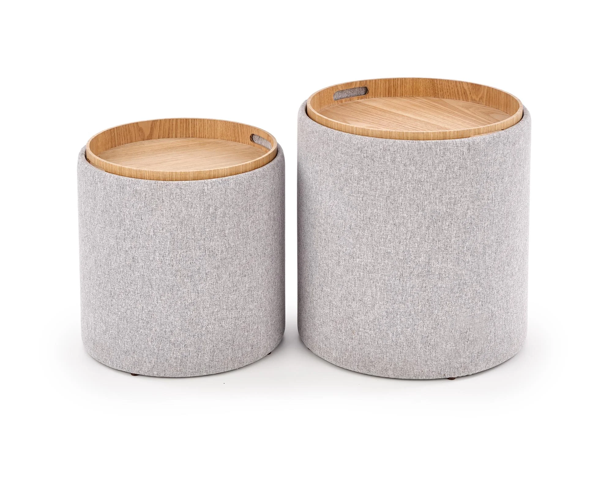 Φωτογραφία προϊόντος: AVIKO set of two color: light grey DIOMMI V-CH-AVIKO-PUFA