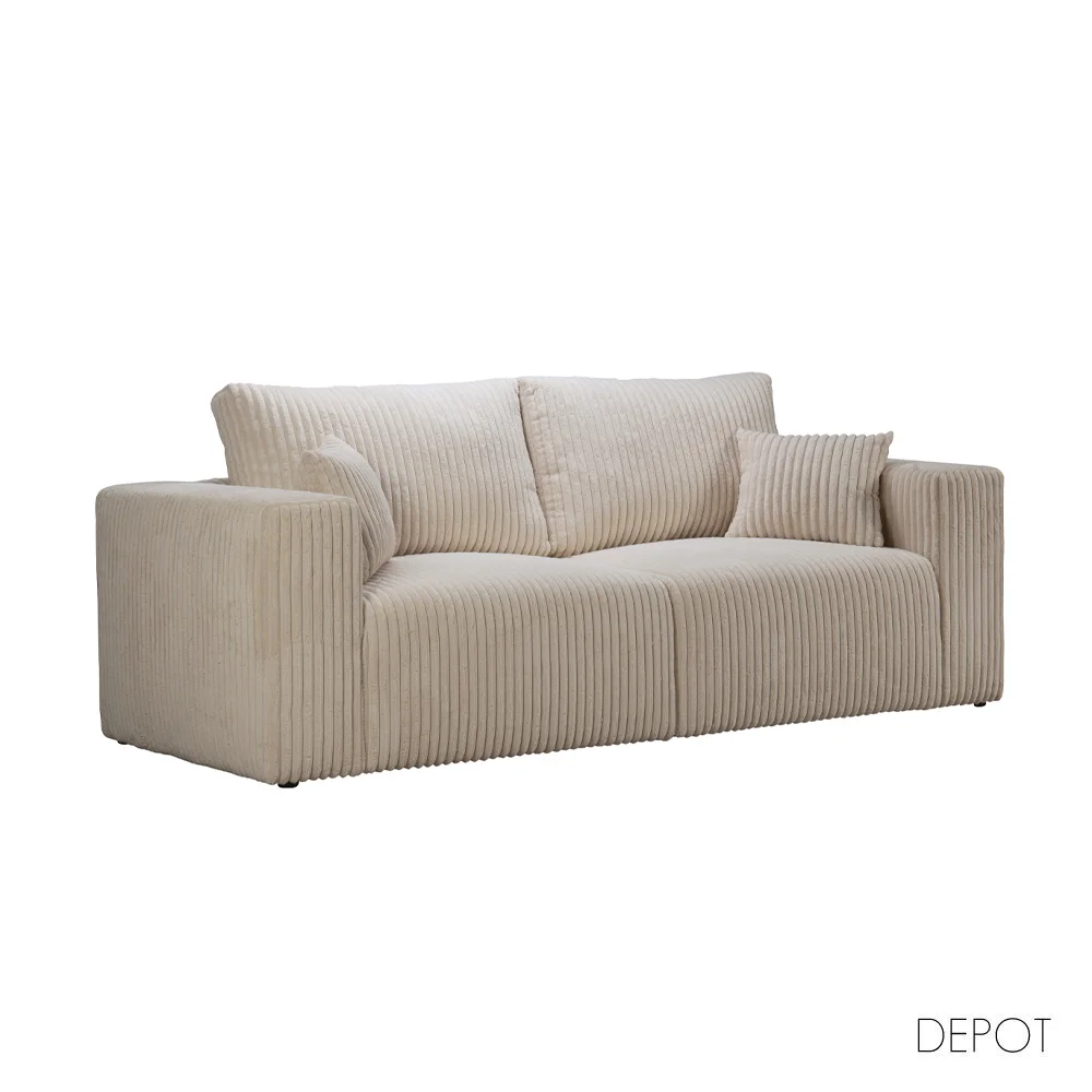 Φωτογραφία προϊόντος: Liberta BULLET ΚΑΝΑΠΕΣ 3ΘΕΣΙΟΣ OFF WHITE AMBIENCE 02 232x101x92cm - 232Μx101Πx92Υ