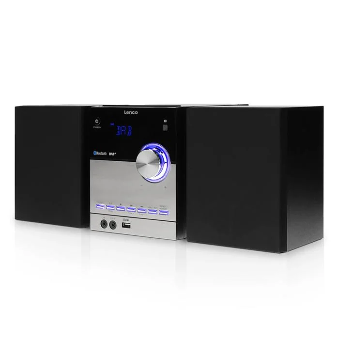 Φωτογραφία προϊόντος: LENCO Mini Hi-Fi με CD player, DAB+ FM ράδιο, σύνδεση Bluetooth και αναπαραγωγή από USB stick, 20W.