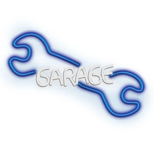 Φωτογραφία προϊόντος: Neon Plexi Neolia NNE22 GARAGE (USB, On/Off & Dimmer) Μπλε - Λευκό N64436