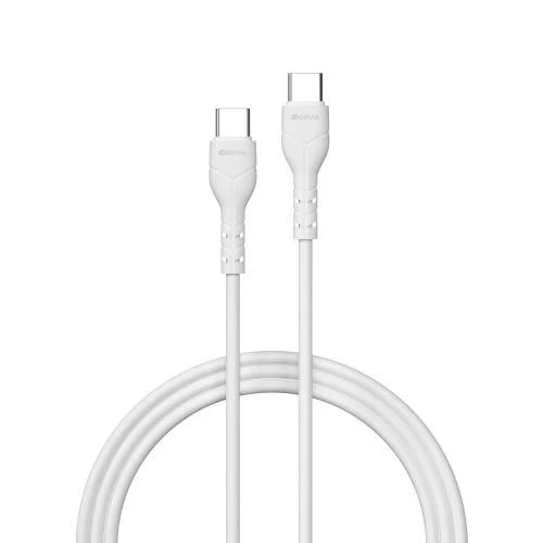 Φωτογραφία προϊόντος: Καλώδιο Σύνδεσης USB 2.0 Devia EC151 USB C σε USB C 15W 1m Kintone Λευκό N62167