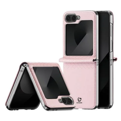 Φωτογραφία προϊόντος: Θήκη Δερμάτινη PU Dux Ducis Bril Samsung Galaxy Z Flip 6 5G Ροζ N65813