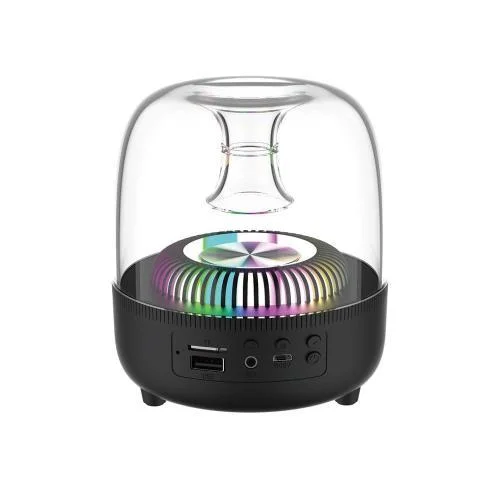 Φωτογραφία προϊόντος: Φορητό Ηχείο Bluetooth Devia I-M2 EM046 5W Smart Διάφανο-Μαύρο N60063