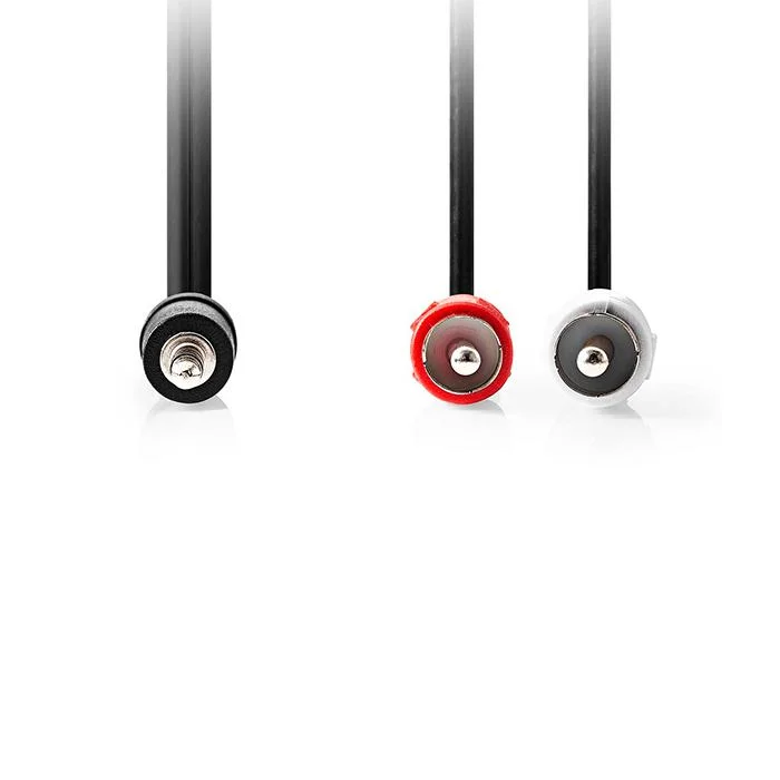 Φωτογραφία προϊόντος: NEDIS Καλώδιο 2x RCA αρσ. - 3.5mm Stereo αρσ, 1.50m.