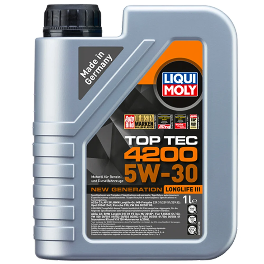 Φωτογραφία προϊόντος: Liqui Moly Top Tec 4200 5W30 1lt