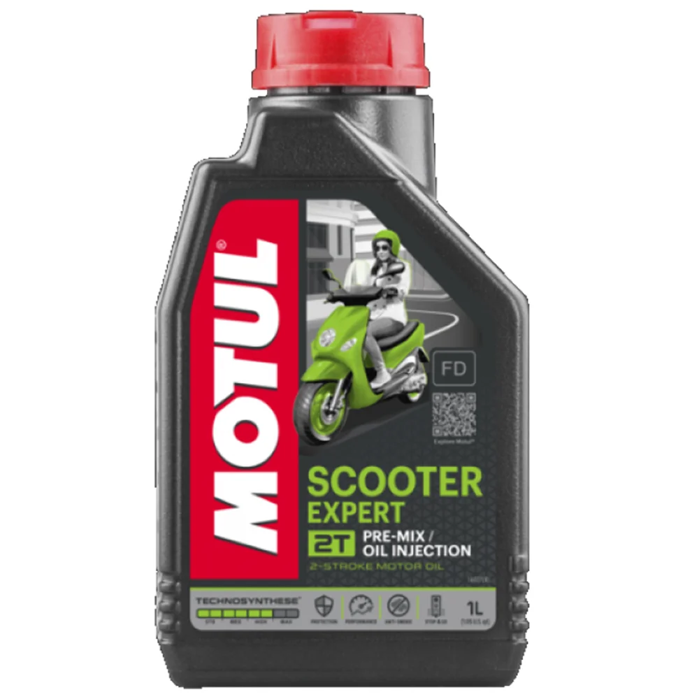 Φωτογραφία προϊόντος: ΛΑΔΙ ΜΟΤΟΣΥΚΛΕΤΑΣ MOTUL SCOOTER EXPERT 2T Technosynthese® 1lt