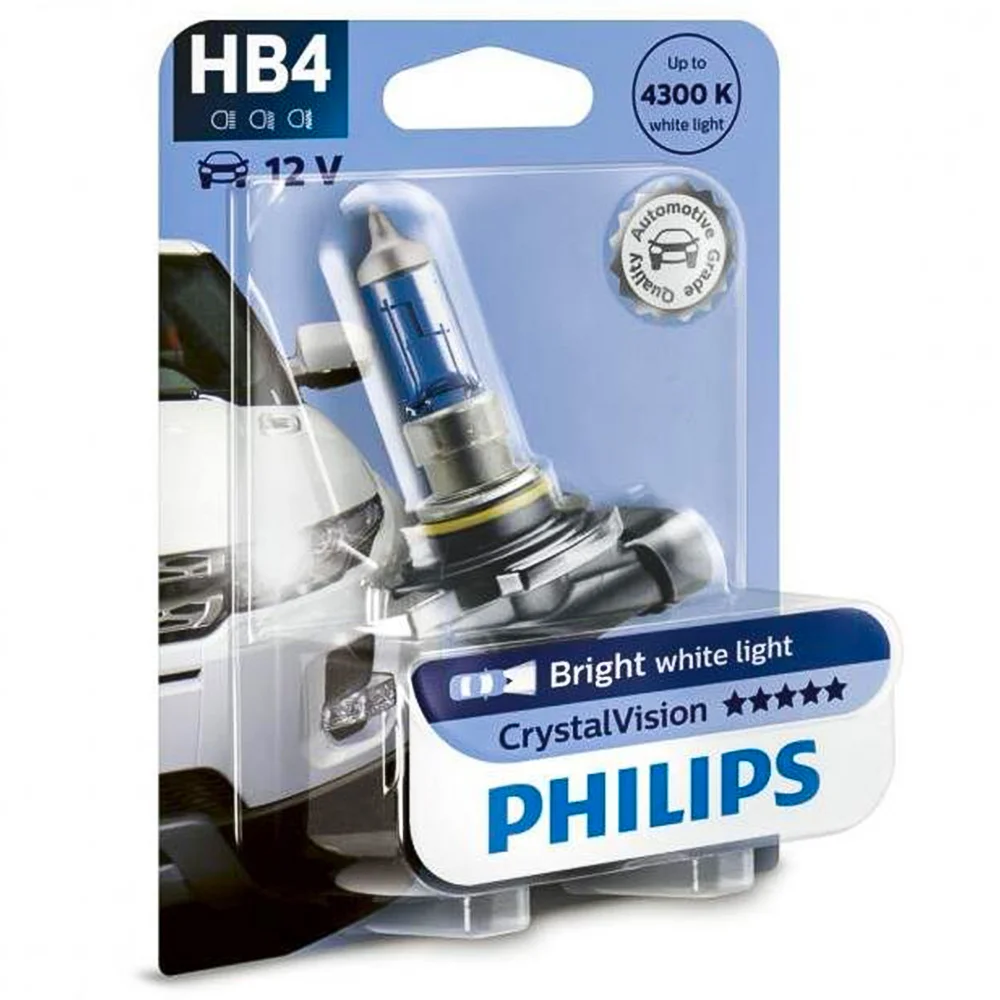 Φωτογραφία προϊόντος: ΛΑΜΠA ΑΥΤΟΚΙΝΗΤΟΥ PHILIPS 9006/HB4 Crystal Vision λάμπα 12v/55w