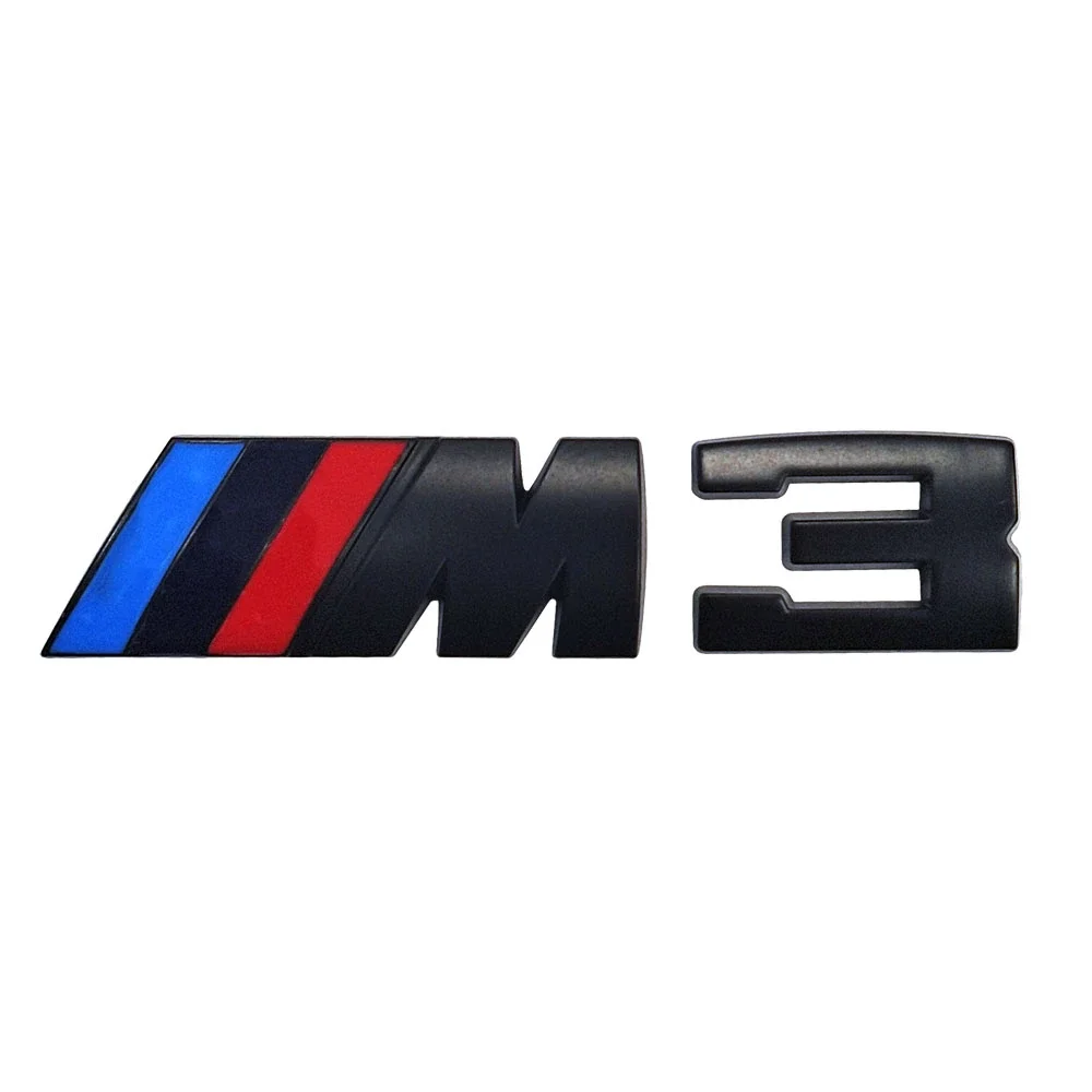 Φωτογραφία προϊόντος: OEM Αυτοκόλλητο 3D σήμα BMW M3 8,4x2cm μαύρο 1τμχ