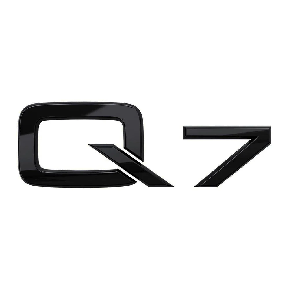 Φωτογραφία προϊόντος: OEM Αυτοκόλλητο AUDI Q7 μαύρο 10,2x3,6cm 1τμχ