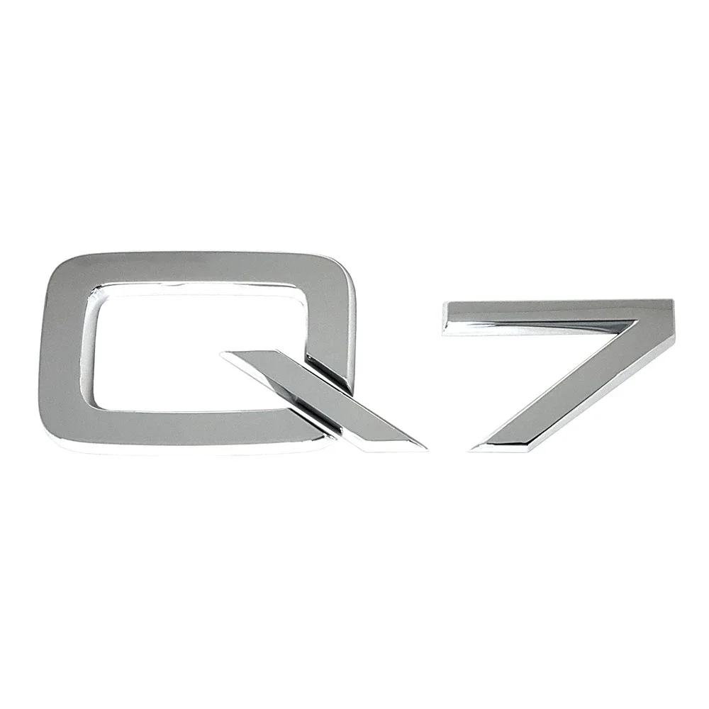 Φωτογραφία προϊόντος: OEM Αυτοκόλλητο Audi Q7 χρωμίου 10,2x3,6cm 1τμχ