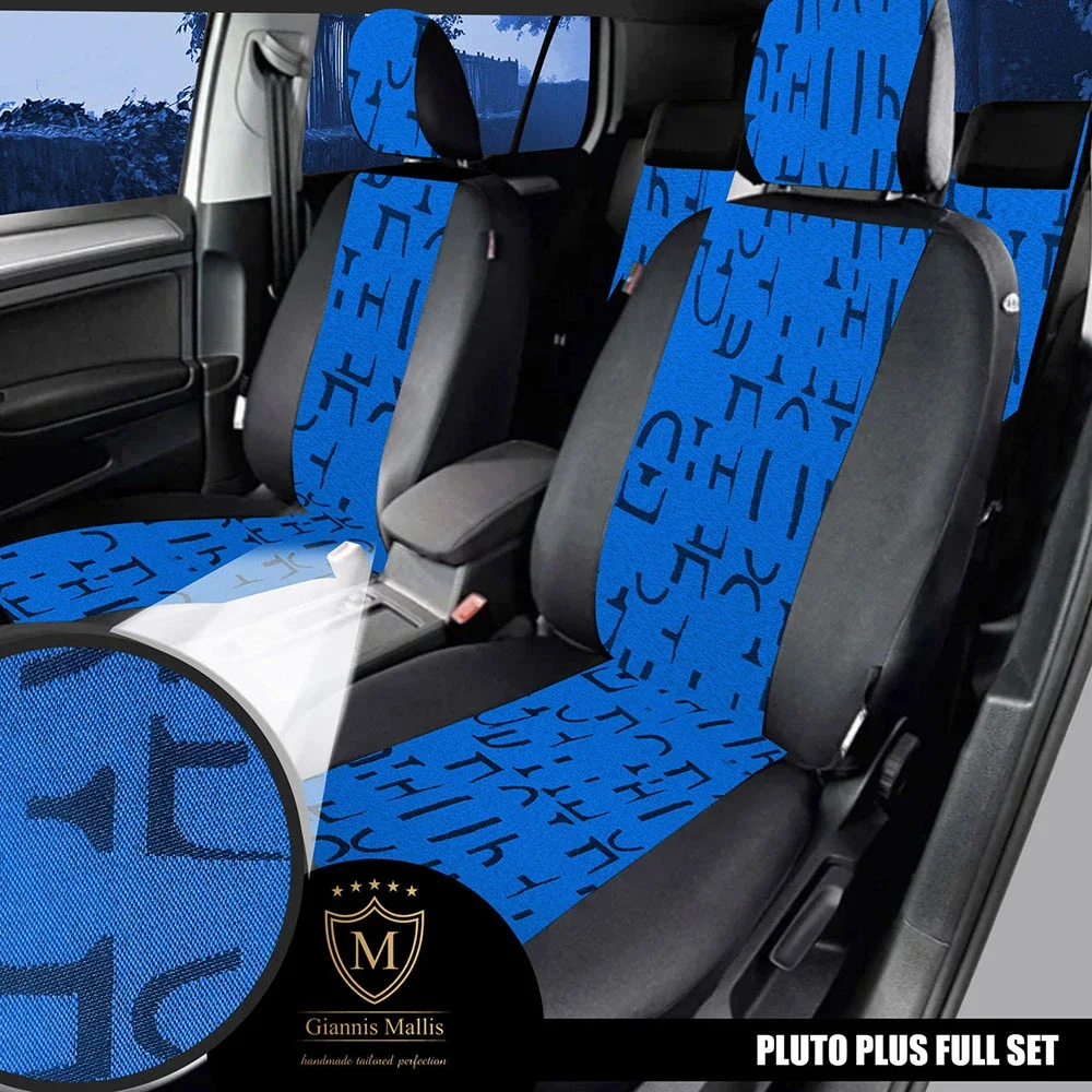 Φωτογραφία προϊόντος: AUTOTREND Καλύμματα καθισμάτων Pluto Plus ύφασμα μαύρο με Κ2