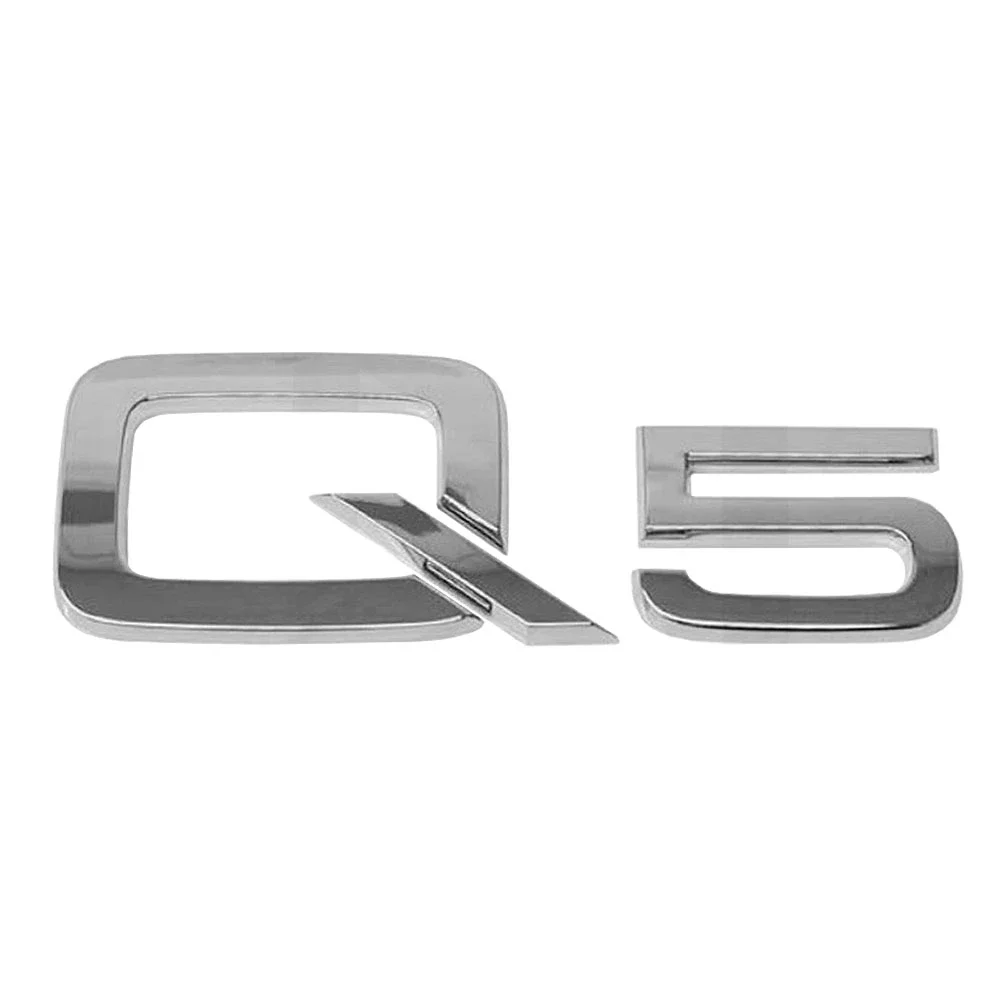 Φωτογραφία προϊόντος: OEM Αυτοκόλλητο Audi Q5 χρωμίου 10,2x3,6cm 1τμχ