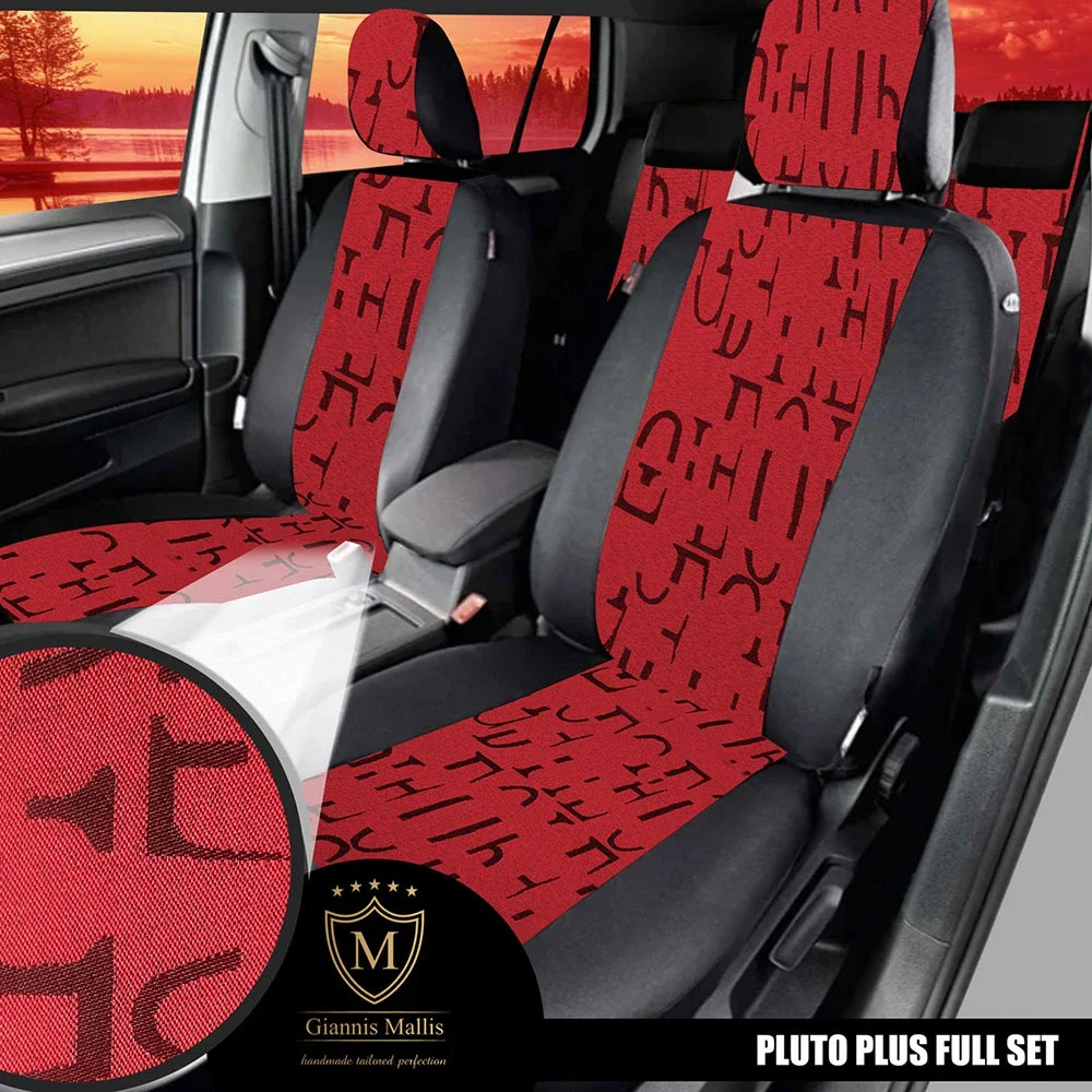 Φωτογραφία προϊόντος: AUTOTREND Καλύμματα καθισμάτων Pluto Plus ύφασμα μαύρο με Κ3