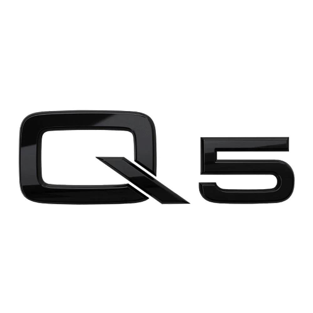 Φωτογραφία προϊόντος: OEM Αυτοκόλλητο AUDI Q5 μαύρο 10,2x3,6cm 1τμχ