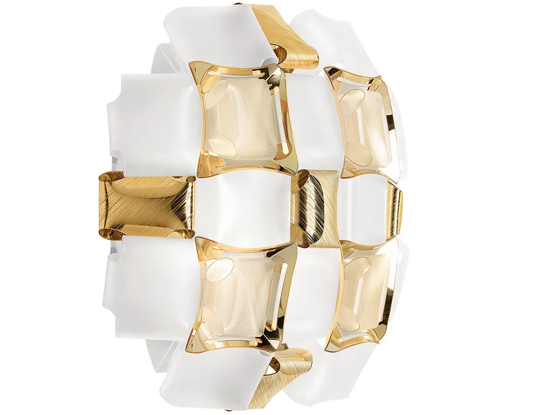 Φωτογραφία προϊόντος: SLAMP Mida Gold Απλίκα Τοίχου Design LED Άσπρο Άσπρο/Χρυσό Χρυσό
