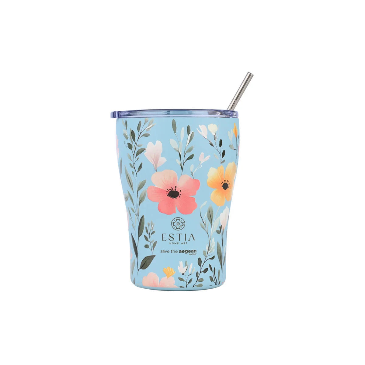 Φωτογραφία προϊόντος: ESTIA ΘΕΡΜΟΣ COFFEE MUG SAVE THE AEGEAN 350ml SKY GARDEN