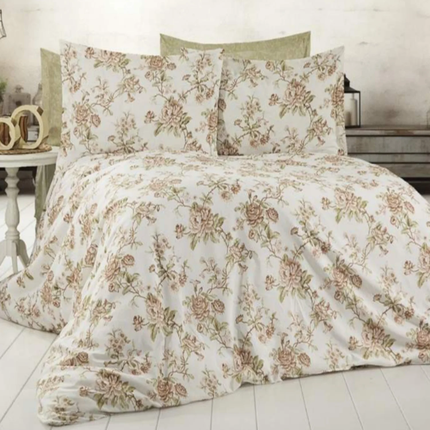Φωτογραφία προϊόντος: MayHome Σετ Πάπλωμα Polycotton Υπέρδιπλο (Π: 220cm x Μ: 240cm) – 2520746516 Floral