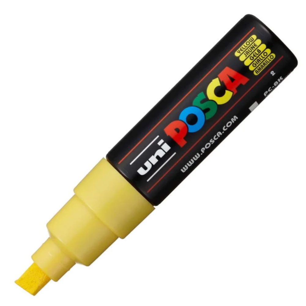 Φωτογραφία προϊόντος: Uni-Posca Μαρκαδόρος Posca PC-8K Yellow Uni-Ball