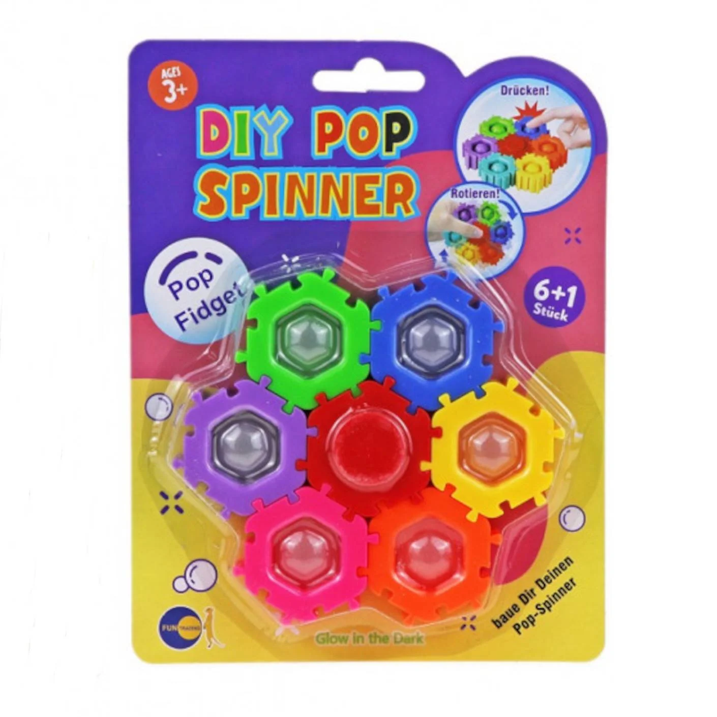 Φωτογραφία προϊόντος: FUN TRADING 5056 DIY Pop Block Spinner