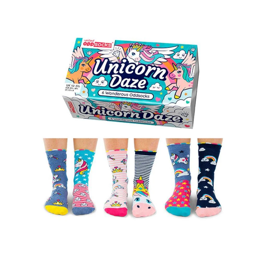 Φωτογραφία προϊόντος: UNITED ODD SOCKS Παιδικές Κάλτσες UNICORN DAZ ν30.5-38.5 (3 ζεύγη)