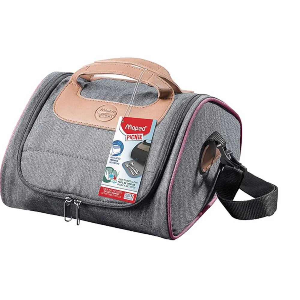 Φωτογραφία προϊόντος: 872201 Maped Picnik Lunch Bag Γκρι Ροζ 4,4lt
